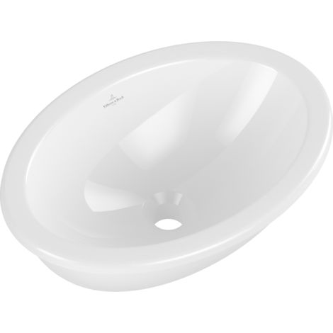 Lavabo ovalado 50,5 x 36 encastrable VILLEROY ET BOCH Loop & Friends TitanCeram