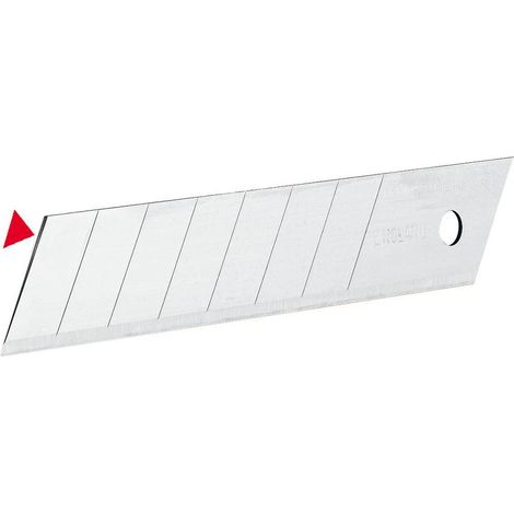 Stanley 18mm Replacement Cutter Blades – Pack of 10, Precision-Sectionable for Accurate and Durable Cuts
