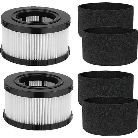 Filtre HEPA DC5151H compatible avec les aspirateurs eau et poussière DC5151H, DC515, DCV517 et DCV517B, avec manchon en mousse. (1/5)