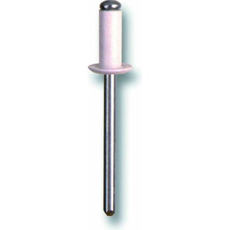 Remache Fij Estand. 4X10Mm Alu Lac.Bl Bralo 500 Pz (1/2)