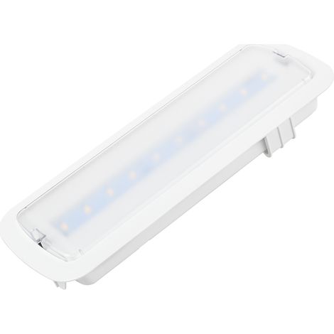 Emergencia Led Empotrable 200LM / Permanente / No Permanente 5000K [L116MN-B]