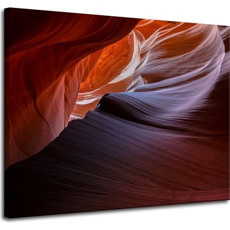 Leinwanddruck Natur Antelope Canyon 100 x 80 cm