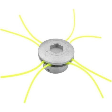 Tête de débroussailleuse universelle en aluminium Têtes de débroussailleuse de rechange Jeu de cordes Accessoire de débroussailleuse pour gazon Outils électriques Débroussailleuse Robinet pour (1/5)