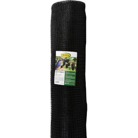 Rollo Malla Antipájaros 16x16mm Negra 2x100 metros (1/2)