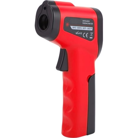 Thermomètre infrarouge sans contact DT8550BH pour huile viande nourriture sucre four cuisine plaque gril auto -50°C à 550°C écran LCD rétroéclairé (1/5)