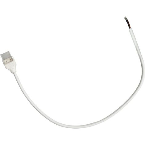 Cable 30cm con conector plano para tiras LED 12mm