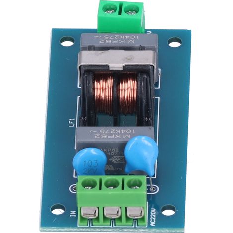 Carte de filtrage, alimentation, module de filtre passe-bas, outil d'amélioration sonore EMI 220 V 2 A (1/5)