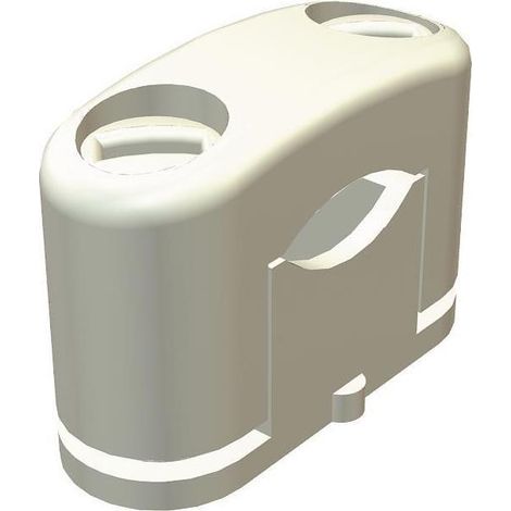 OBO Bettermann Abrazadera SOM 6-17mm Poliestireno gris claro RAL 7035, 2124173
