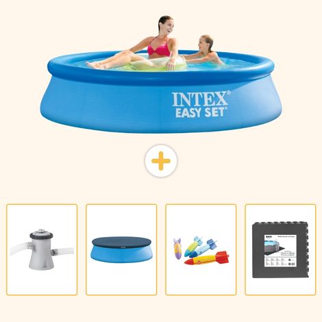 Intex Piscine Easy Set Ronde - 244x61 cm - 5-pièces S317 (1/5)