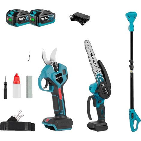 Scie Électrique, Moteur Sans Balais, Longueur Réglable, 2 Batterie (1/2)