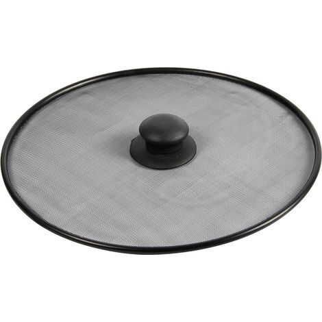 Crealys 512741 Easy Golden - Coperchio antischizzi, in Acciaio Inox, 29 x 29 x 3 cm