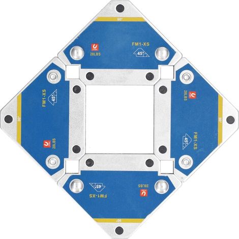 Schweißmagnet, 4 Stück Schweißmagnet Haltekraft 13 kg Schweißmagnet-Positionierungshalterung 45° 90° 135° Mehrwinkel-Hilfspositionierungswerkzeuge (1/4)