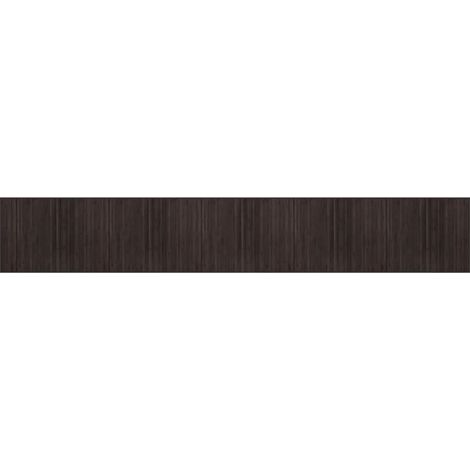 Tapis de sol，Tapis rectangulaire marron foncé 80x500 cm bambou CFW290118 (1/5)