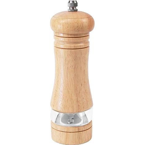 Moulin à sel et à poivre manuel et portable, moulin à poivre en bois massif, broyeur en céramique robuste et réglable, outils de cuisine