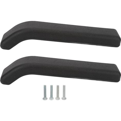 2 Pièces Coussinets de Bras pour Fauteuil Roulant en ABS Résistant à l'Usure et aux Rayures, Accoudoirs Confortables (1/5)