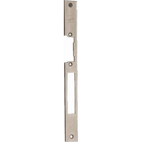 Frontale lungo HZ Acciaio inox S 967 EFF per apriporta 44535-01 - doppia serratura reversibile - 06445351