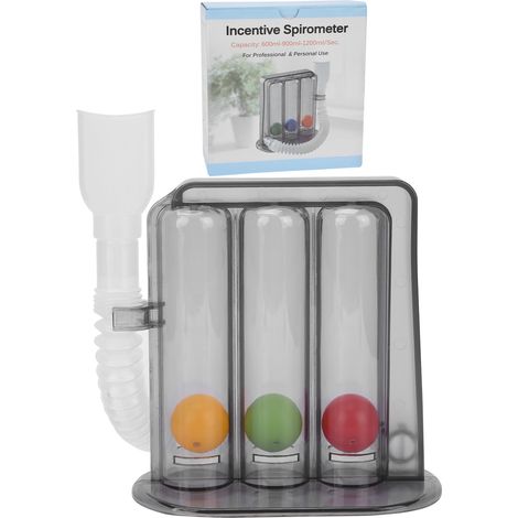 Exercitateur Pulmonaire à Trois Boules pour Améliorer la Capacité Respiratoire et l'Entraînement des Poumons (1/5)