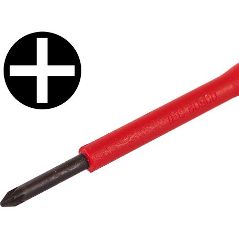 Elektrikársky skrutkovač krížový PZ0x60 mm (1/3)