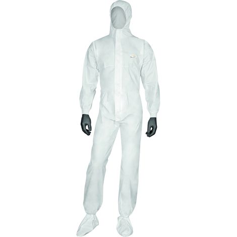COMBINAISON JETABLE TYPE 5&6 TXL NON TISSE MICROPOREUX LAMINE 60G/M² DELTA PLUS DT115XG