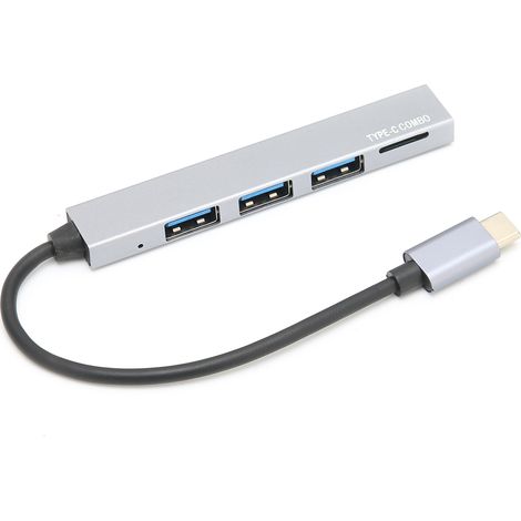 Mini-USB-3.0-Hub (5 Gbit/s) – Schnelle Dockingstation, effiziente Wärmeableitung, stabile Verbindung für PC und Laptop