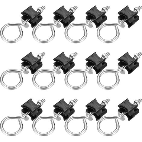 12 Pièces Ensemble de Vis pour Trampoline,Pièces de Rechange pour Trampoline,Vis pour Trampoline,Fixation pour Trampoline,Accessoires pour Trampoline,Vis pour la Fixation du Trampoline Grand et Petit (1/5)
