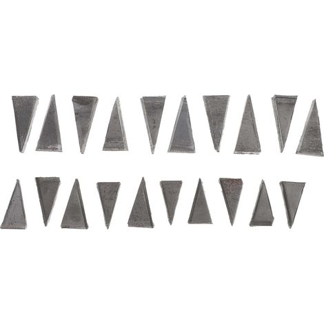 20 Pièces Cales De Fixation De Hache, Cales Triangulaires Pour Manche De Marteau Petit Outils De Renfort De Manche Compact Pour Installation Et Réparation D'Hachettes (1/5)