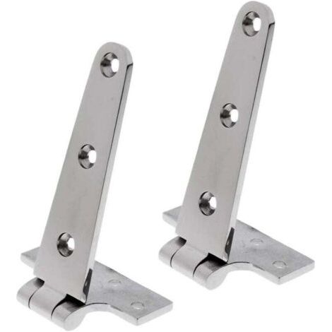 Lot de 2 charnières en T pour abri de yacht, abri de jardin, garage