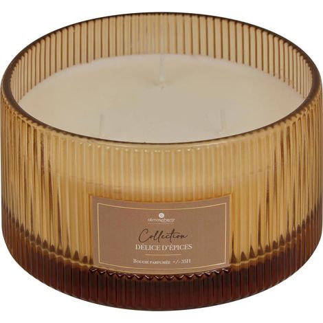 Bougie Parfumée en Verre "Albie" 635g Délice d'Épices (1/4)