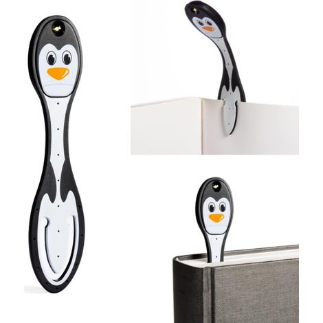 Lampe de Lecture LED Flexible - 1 Unité - Design Fin et Pliable - Éclairage 8 Lumens sans Dérangement - Pour Adultes et Enfants - 14 cm Motifs Variés (1/5)