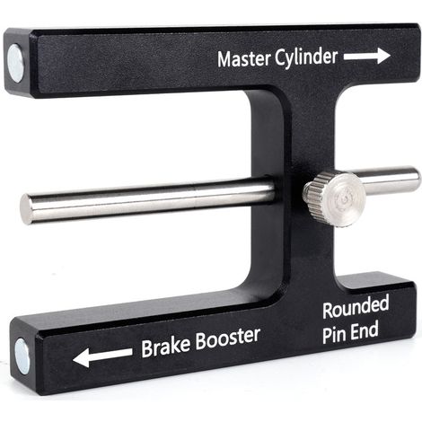 Automotive accessories brake booster push rod adjustment tool brake adjuster applicable to brake boosters with adjusting pins - black (1/4)