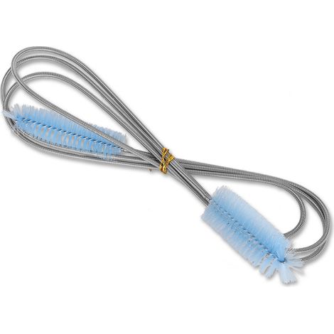 Filtre pour aquarium, tuyau d'eau en verre, ressort, brosse de nettoyage en acier inoxydable, brosse à cheveux (1/5)