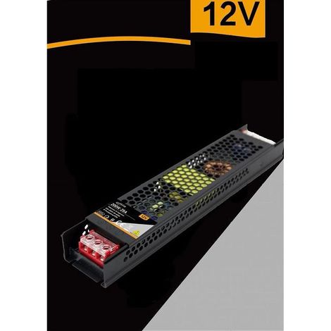TRADE SHOP - Alimentatore Slim Metallico Stabilizzato 200 Watt Dc 12v 2 Uscite Fhyla200w12v - (1/5)