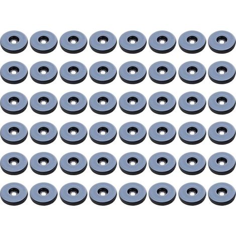 Patins Meubles,Lot de 48 patins de meubles ronds en téflon,Anti-vibration Patins Glisseurs pour Meubles,(Ronde) 19 mm (1/4)