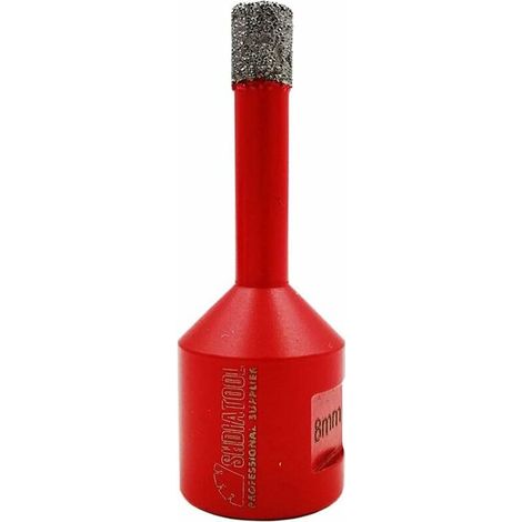 VURAHOME - Forets Diamant 8mm Trépans de Forage avec Filetage M14 pour Perçage à sec en Porcelaine Carrelage Granit Marbre (1/5)