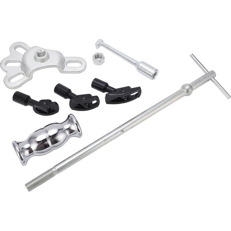 Kit de réparation/extraction de roulements d'essieu arrière (8 pièces) avec marteau à inertie et mallette de transport (1/5)