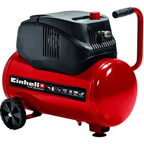 Einhell TC-AC 200 24L Compresor negro y rojo (1/5)