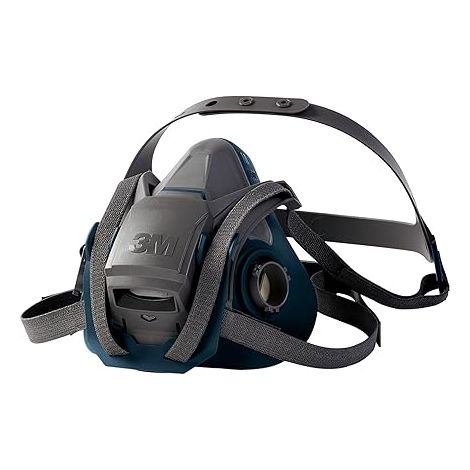 Demi-masque de Protection Réutilisable 3M 6502QL - Avec Mécanisme de Descente Quick Latch et Soupape Cool Flow