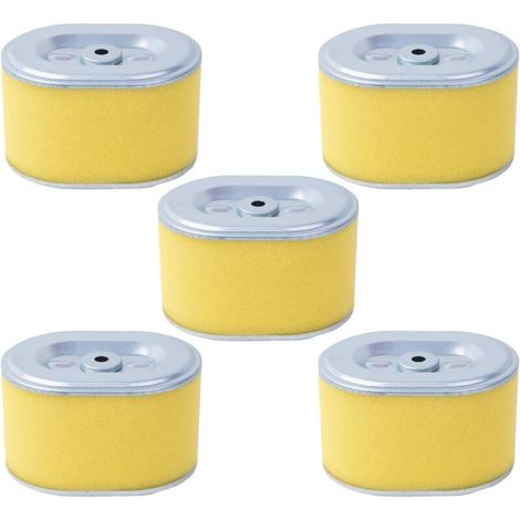 Satz mit 5 Luftfiltern für Honda GX160, GX200, GX140, GX100, GX110, GX120, ADEFOL Luftfilter mit Vorfilter, professionelle Ersatzteile für 5 PS, 5,5 PS und 6 PS Motoren.