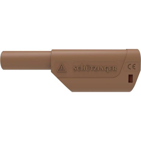 Schützinger DI SFK 8500 L Ni / AS / BR Spina della gabbia a molla di sicurezza Ø perno: 4 mm Marrone 1 pz.