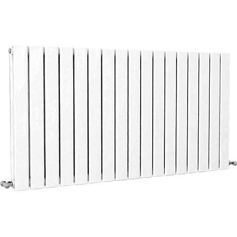 SKY Bathroom Flat Panel Radiator Horizontal 600x1156mm Double White