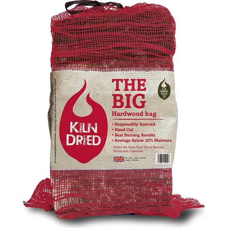 Green Olive Hardwood Kiln Dried Firewood - 40L (1/3)