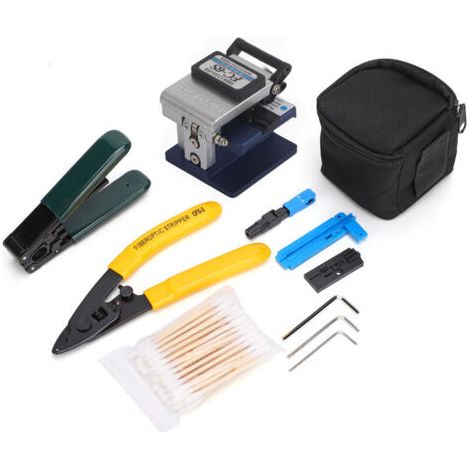 Kit d’outils d’épissure pour fibre optique avec pince coupante FC-6S (1/4)