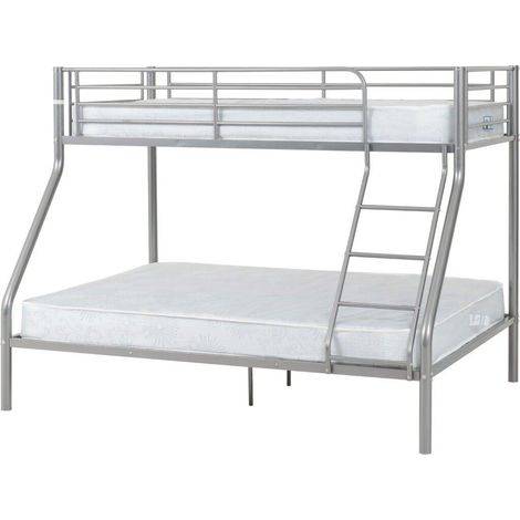 Tandi Triple Sleeper Bunk Bed - L147 x W200 x H154 cm - Silver (1/5)