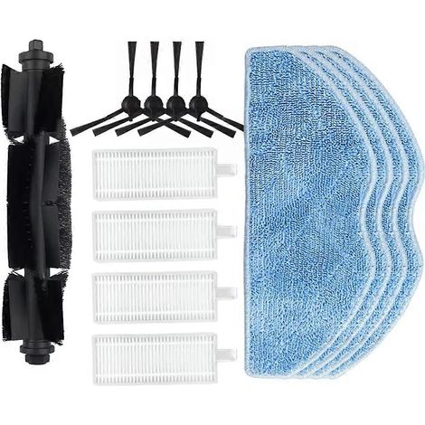 Pièces détachées pour aspirateur robot EZVIZ RE4/RE4 Plus/RE5/RE5 Plus : brosse principale, filtre de rechange (1/5)