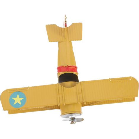Modèle Avion Rétro Fer pour Décoration Créative Ornement Avion Vintage pour (1/5)
