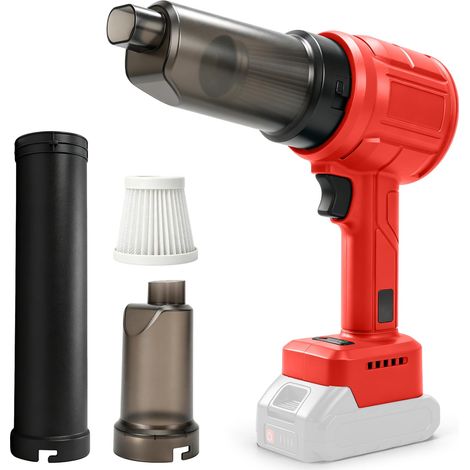 Souffleur et aspirateur sans fil compatible avec batterie 18 V (sans (1/5)