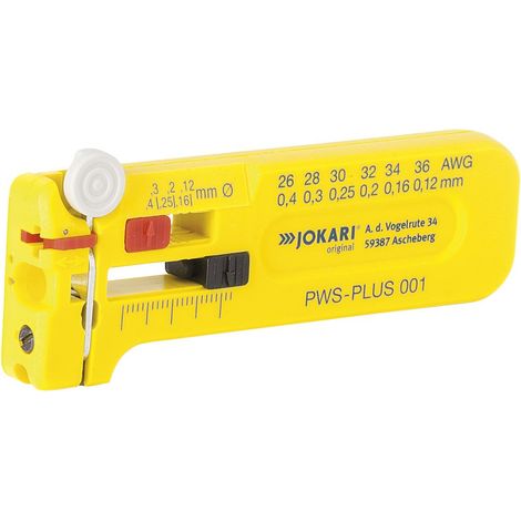 Jokari Mikro-Präzisions-Abisolierer PWS-PLUS 002 L.102mm D.0,25-0,80mm AWG 30-20 (1/5)