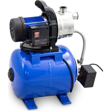 Bituxx® Hauswasserwerk Wasserpumpe Gartenpumpe Bewässerungspumpe Stahl Kessel 1200W 3800L/H (1/5)