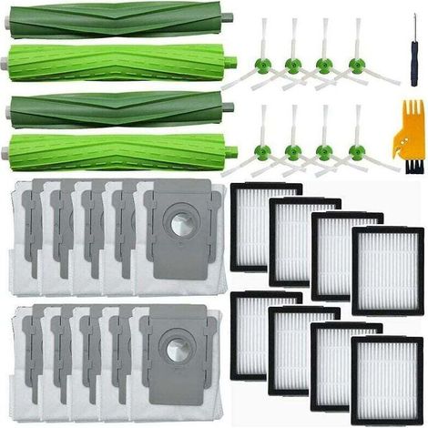 pour Irobot Roomba I7 I7 + I6 + I8 I3 +/plus sacs d'aspirateur avec filtres Hepa (1/5)