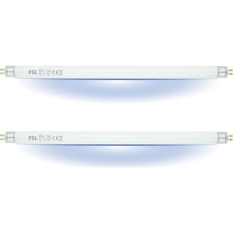 FSL T5 F8W BL Ersatzlampe für Fliegenvernichterlampe, 30 cm UV-Röhre für 8W/16W Mücken-/Insektenvernichter (2 Stück) (1/5)